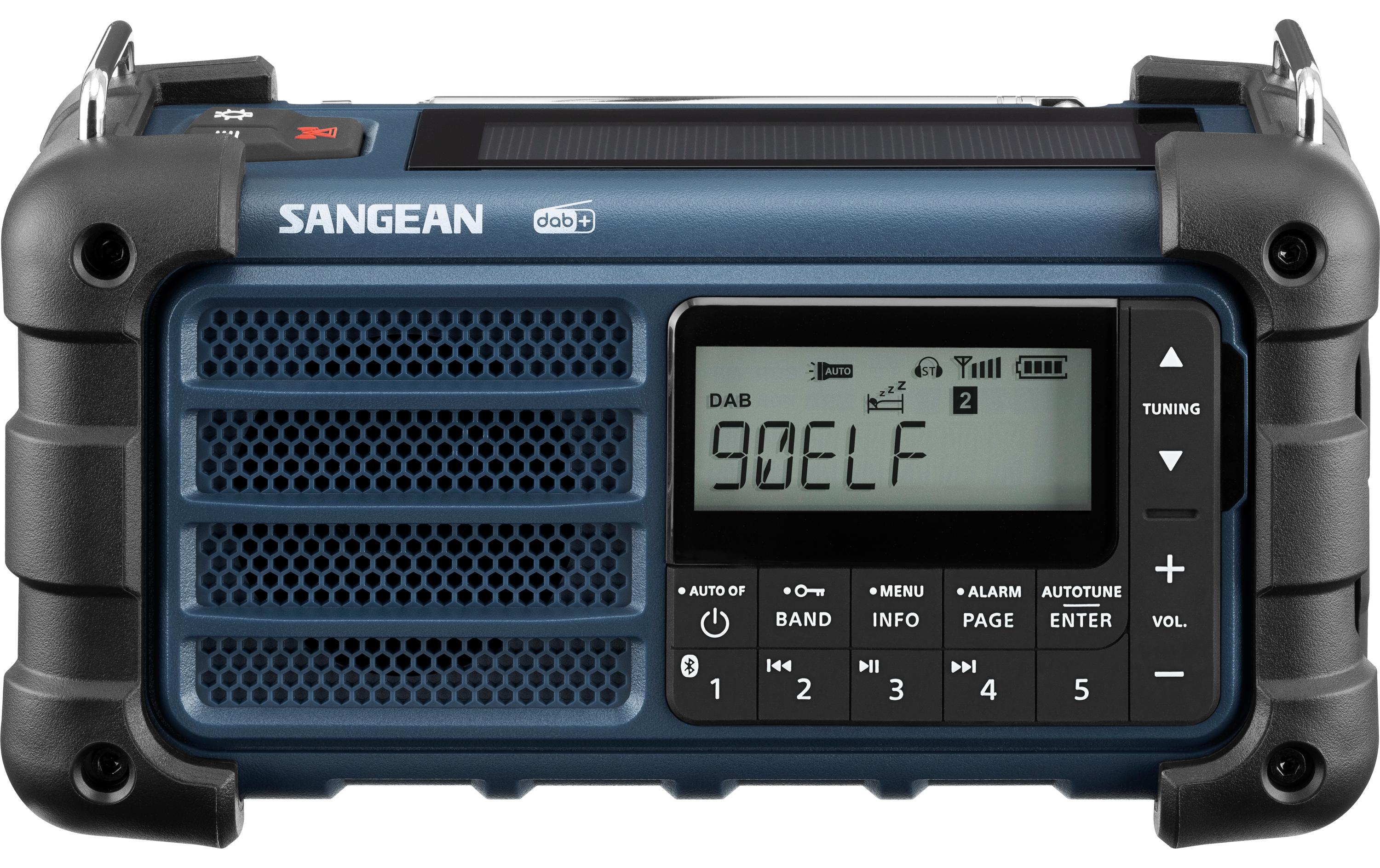 DAB+ Radio MMR-99DAB+ Blau<br>Mehrfachbetriebenes digitales Notfallradio