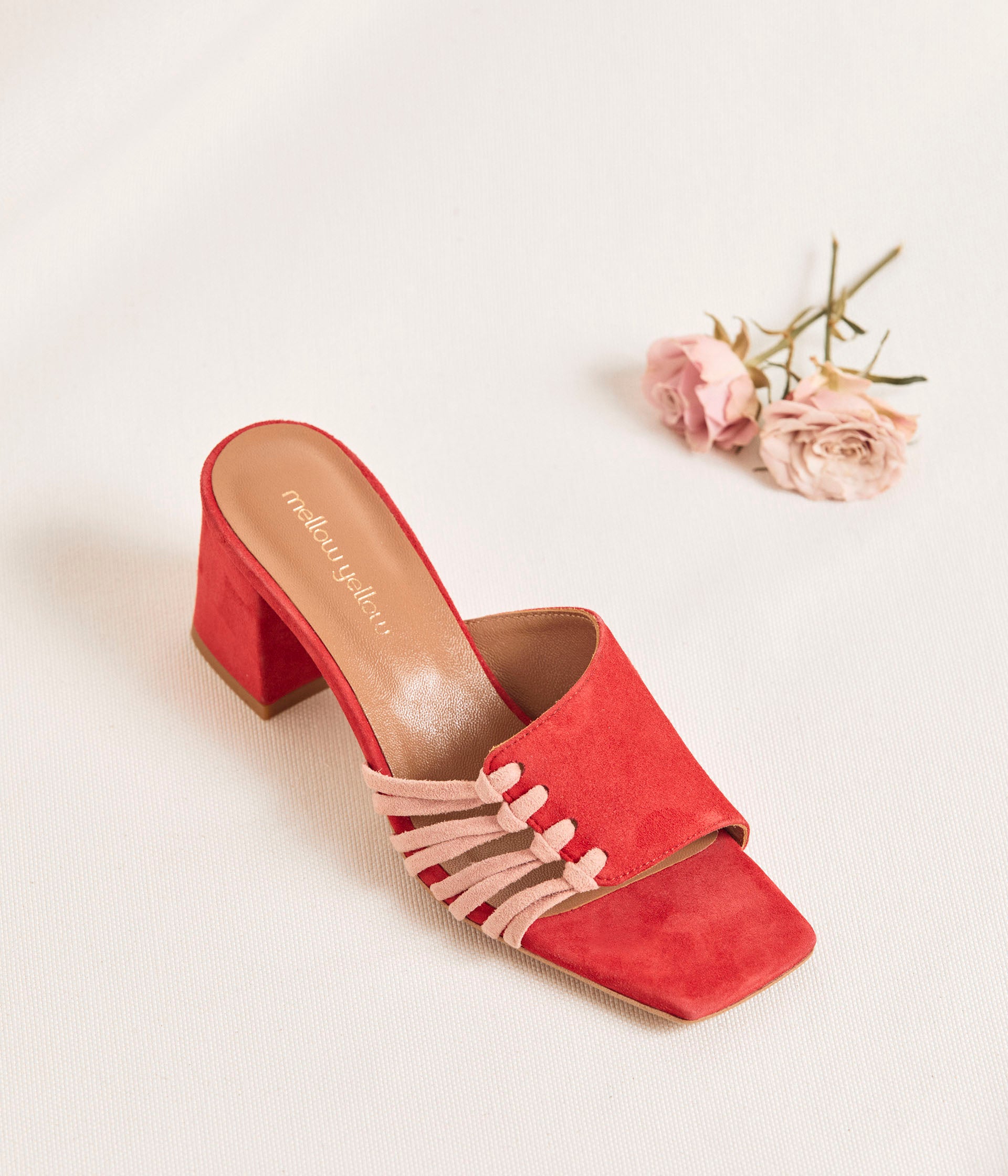 Mules rouges Tracy