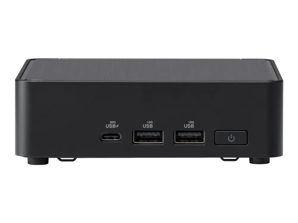 ASUS NUC 14 Pro RNUC14RVKU500002I - Barebone - mini PC 1 x Core Ultra 5 125H / op til 4.5 GHz - RAM 0 GB - Intel Arc Graphics - IEEE 802.11ax (Wi-Fi 6E), Gigabit Ethernet, 2.5 Gigabit Ethernet, Bluetooth 5.3 - sort