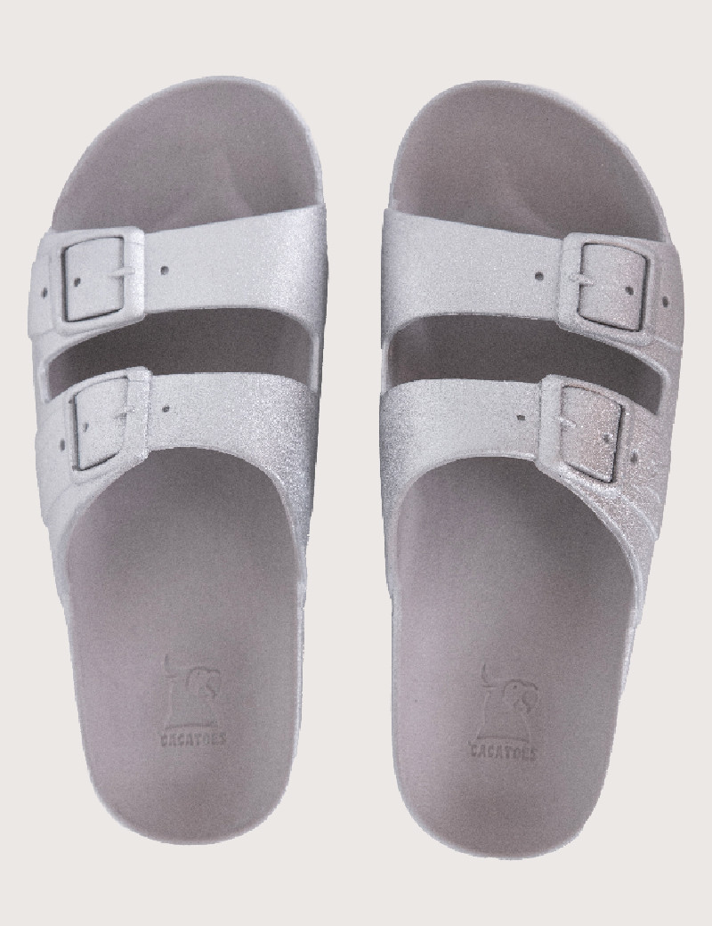 CACATOES SANDALES FEMME BALEIA ARGENT