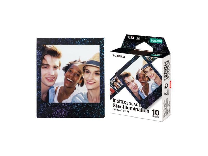 Fujifilm Sofortbildfilm Instax Square 10 Blatt Star Illumi Fujifilm Instax Square 10 Blatt Illumi zu Instax Square