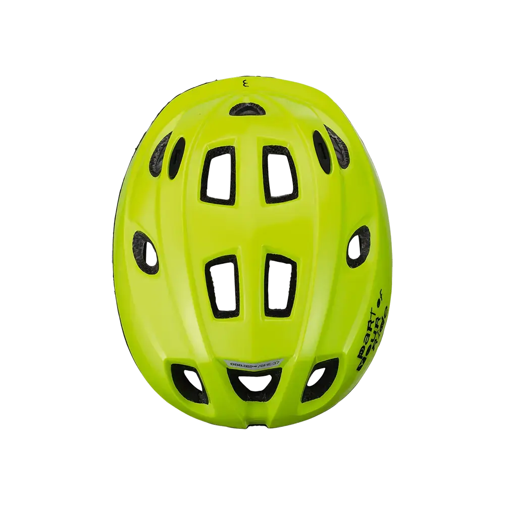 BBB Cycling Boogy BHE-37 Kinder Fietshelm Glossy Neon Geel
