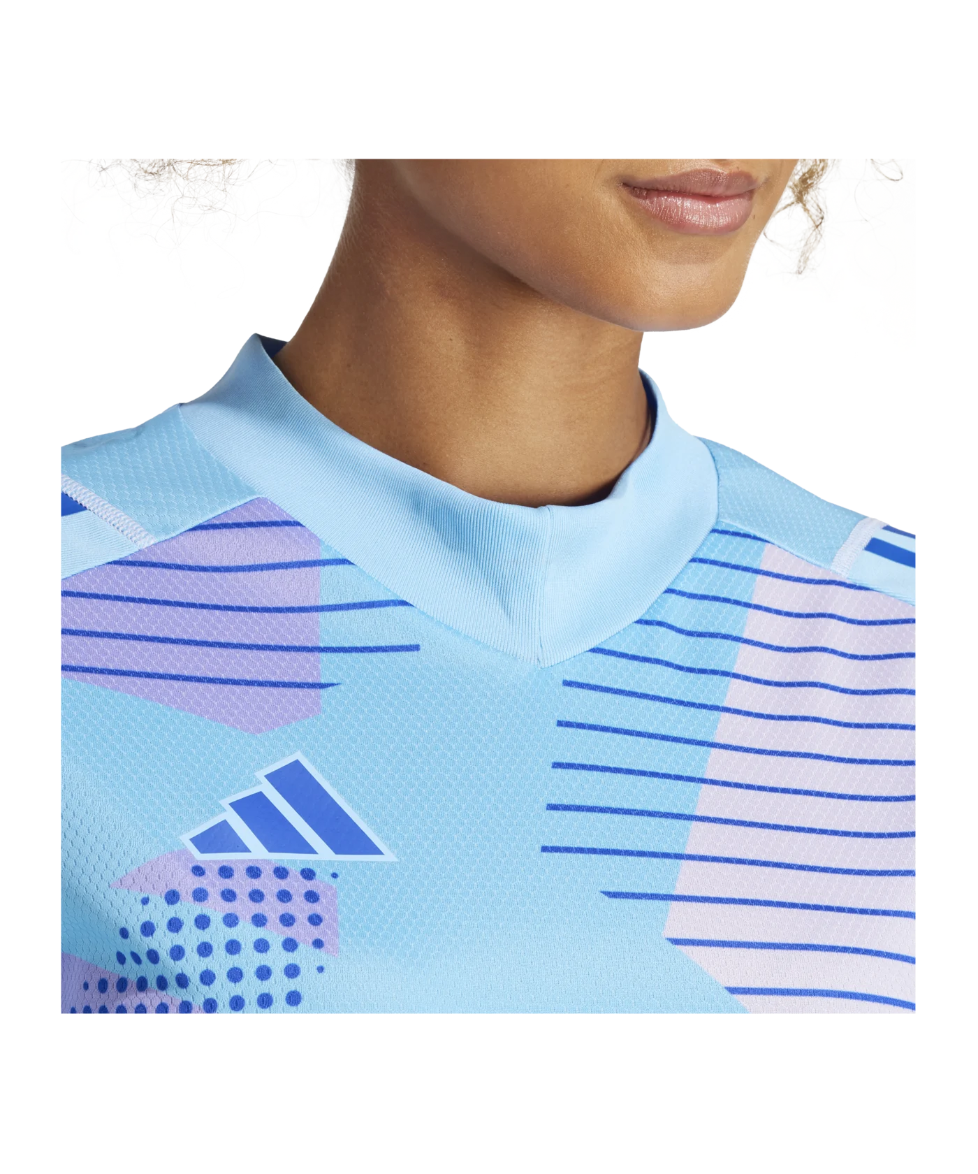 adidas Tiro 24 Pro Torwarttrikot langarm Damen Blau