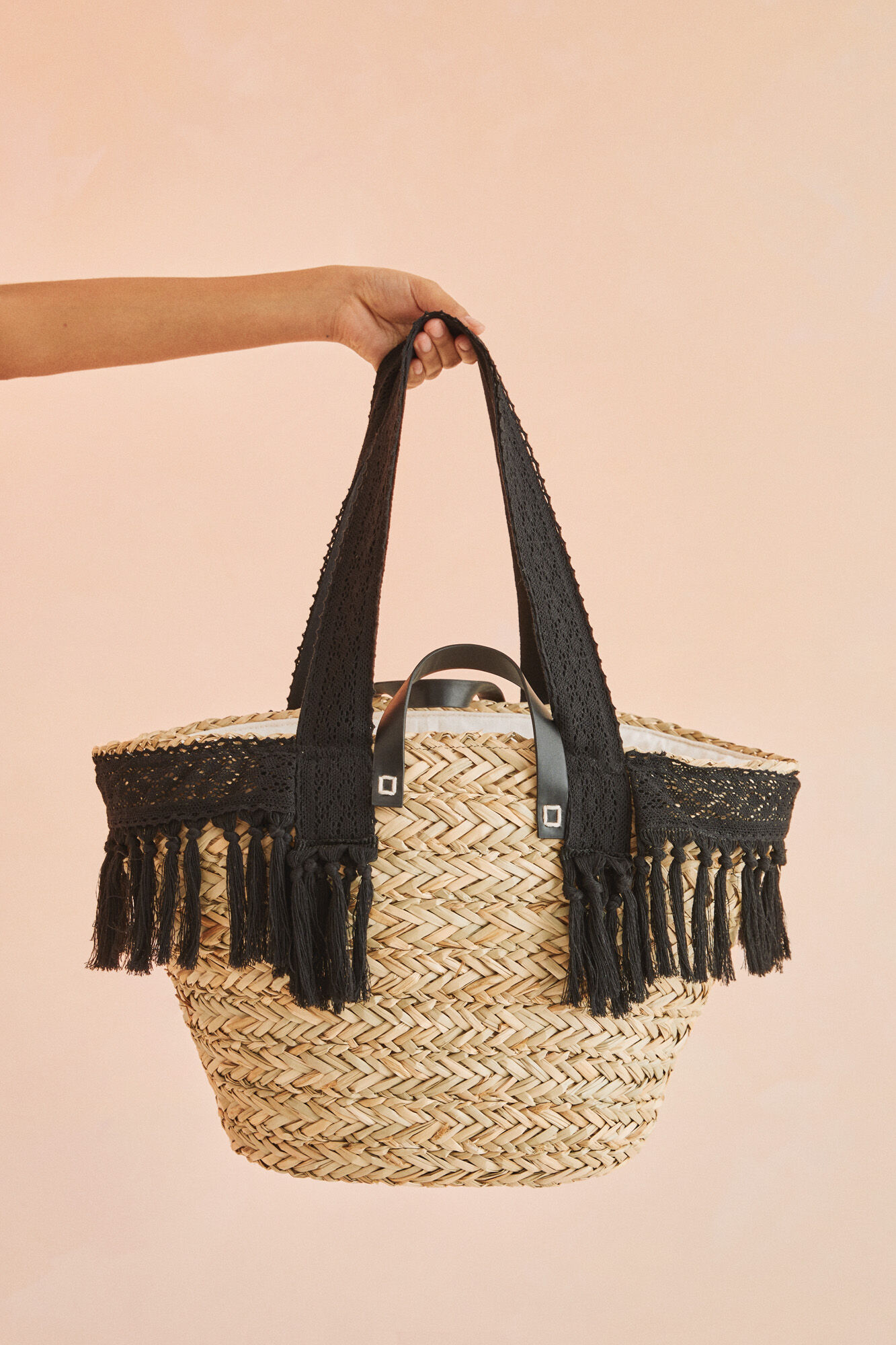 Bolso playa capao - negro