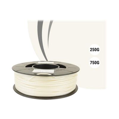 Dagoma Chromatik - filament 3D PLA - perle blanche - Ø 1,75 mm - 250g