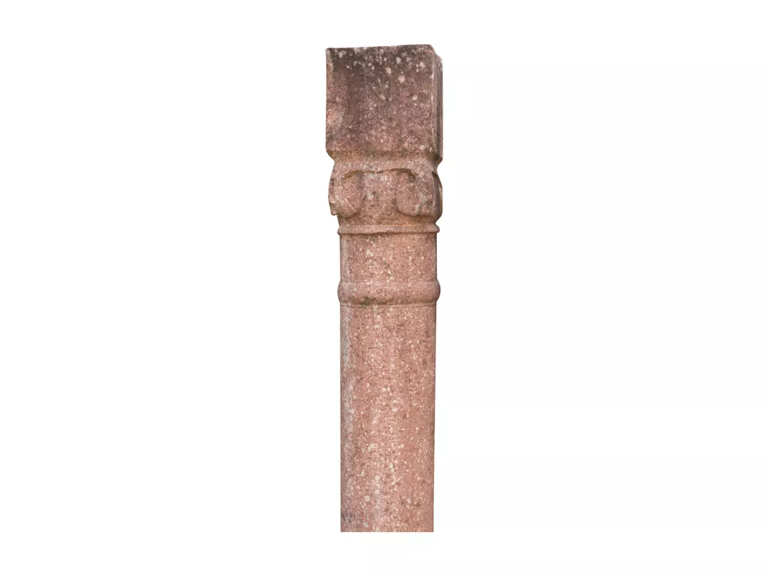 BISCOTTINI Colonne - Obélisque en Pierre Massif Finition Antique - Décorative - Jardin - Extérieur - Sculpture - Design Intemporel - Décoration de Jardin - 18x18x181cm