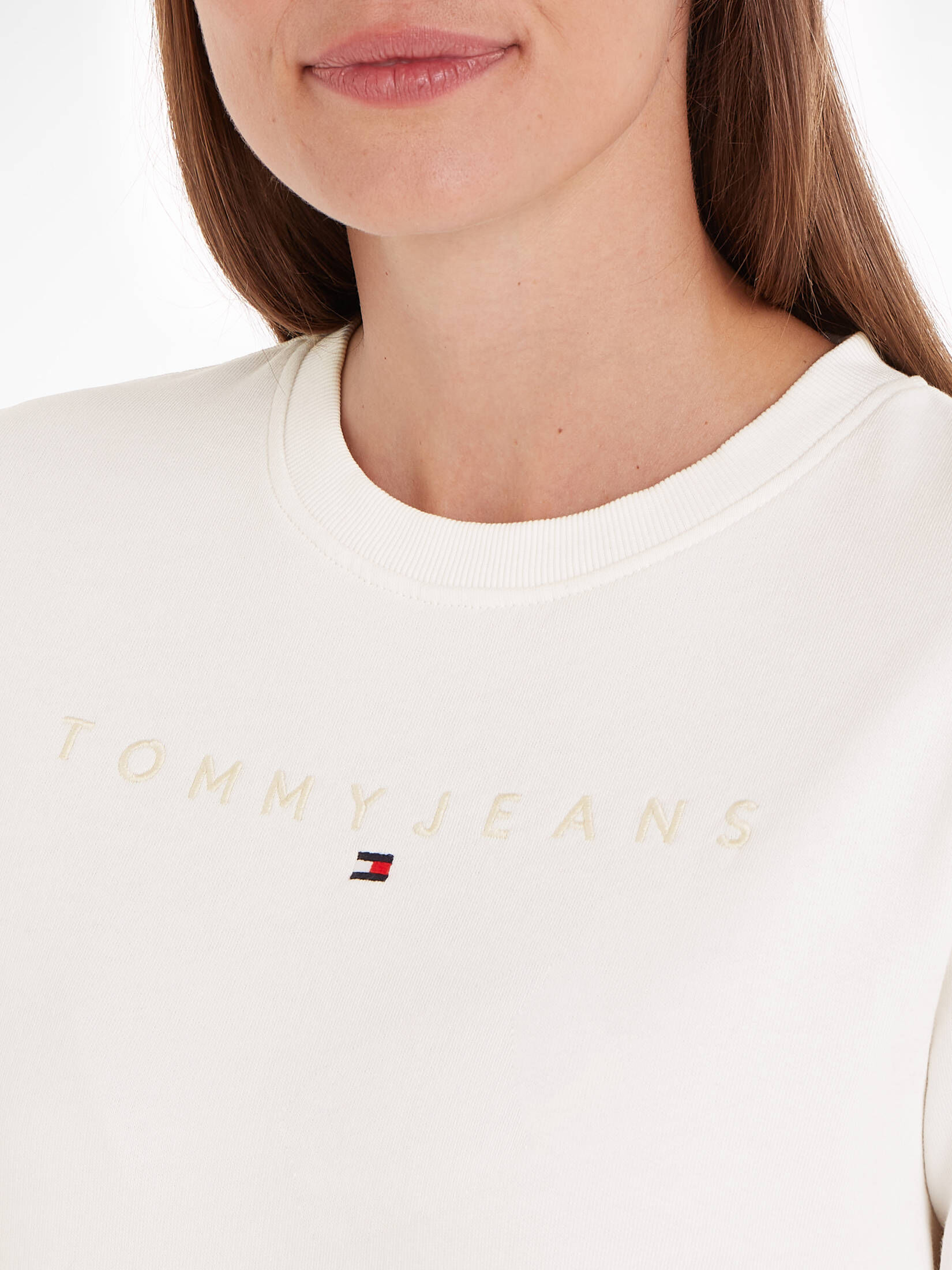 Tommy Jeans| Damen Sweatshirt TJW REG TONAL LINEAR CREW