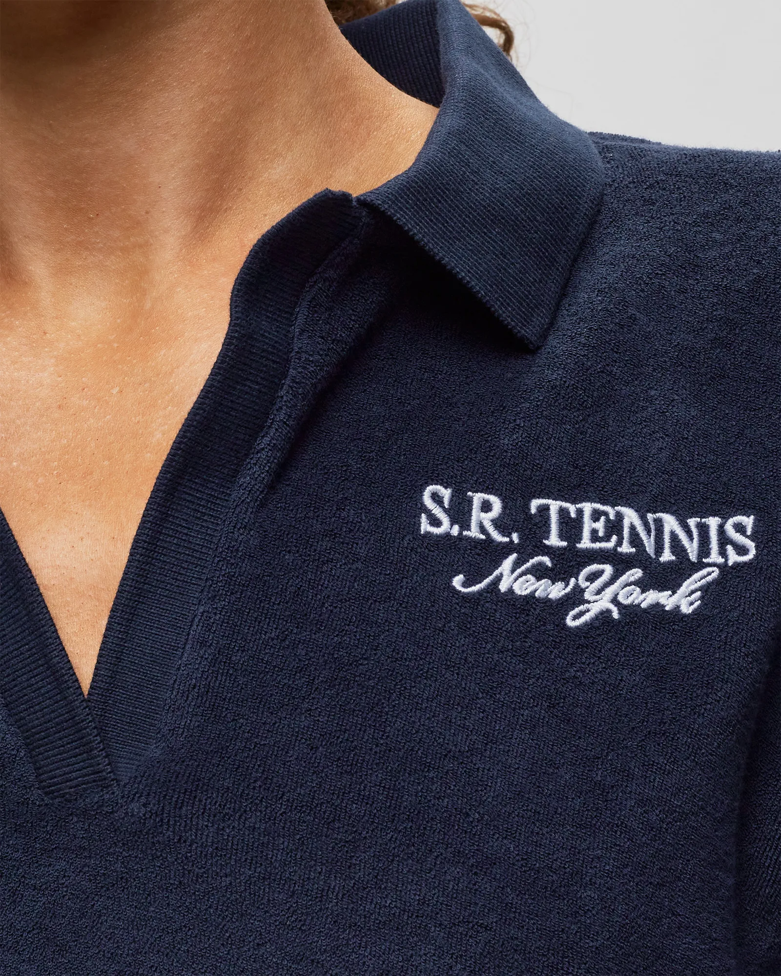 Sporty & Rich SR Sport Ls Terry Polo