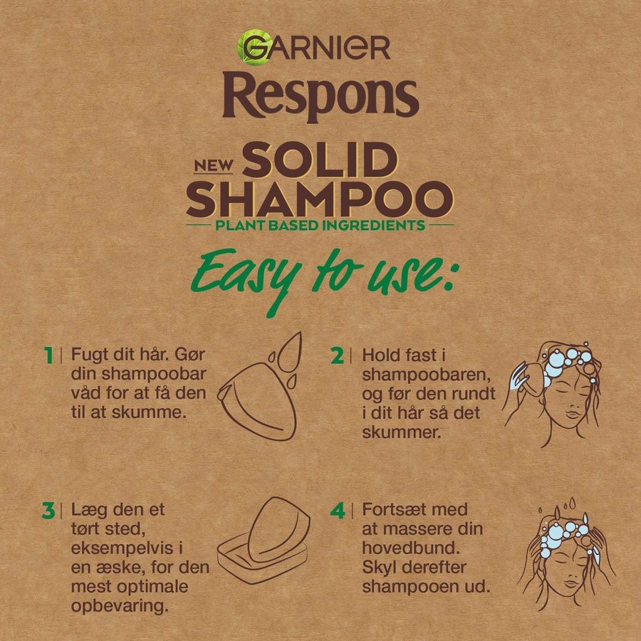 Garnier Respons Honey Treasures Solid Shampoo 60g