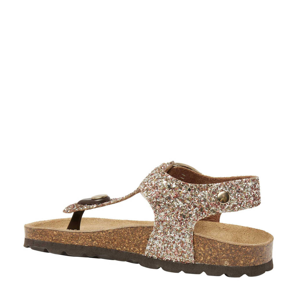 Kipling Madonna 1sandalen met glitters champagne