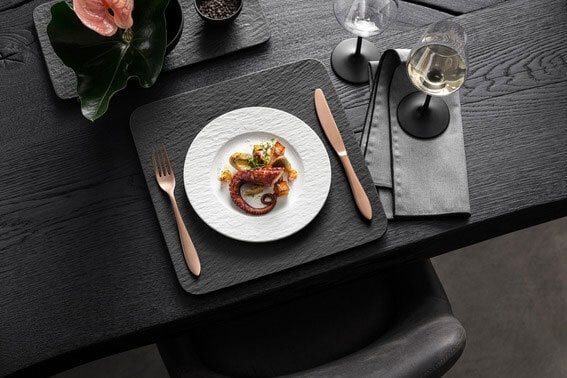 Villeroy & Boch Frühstücksteller MANUFACTURE ROCK 22,5 cm Porzellan weiß