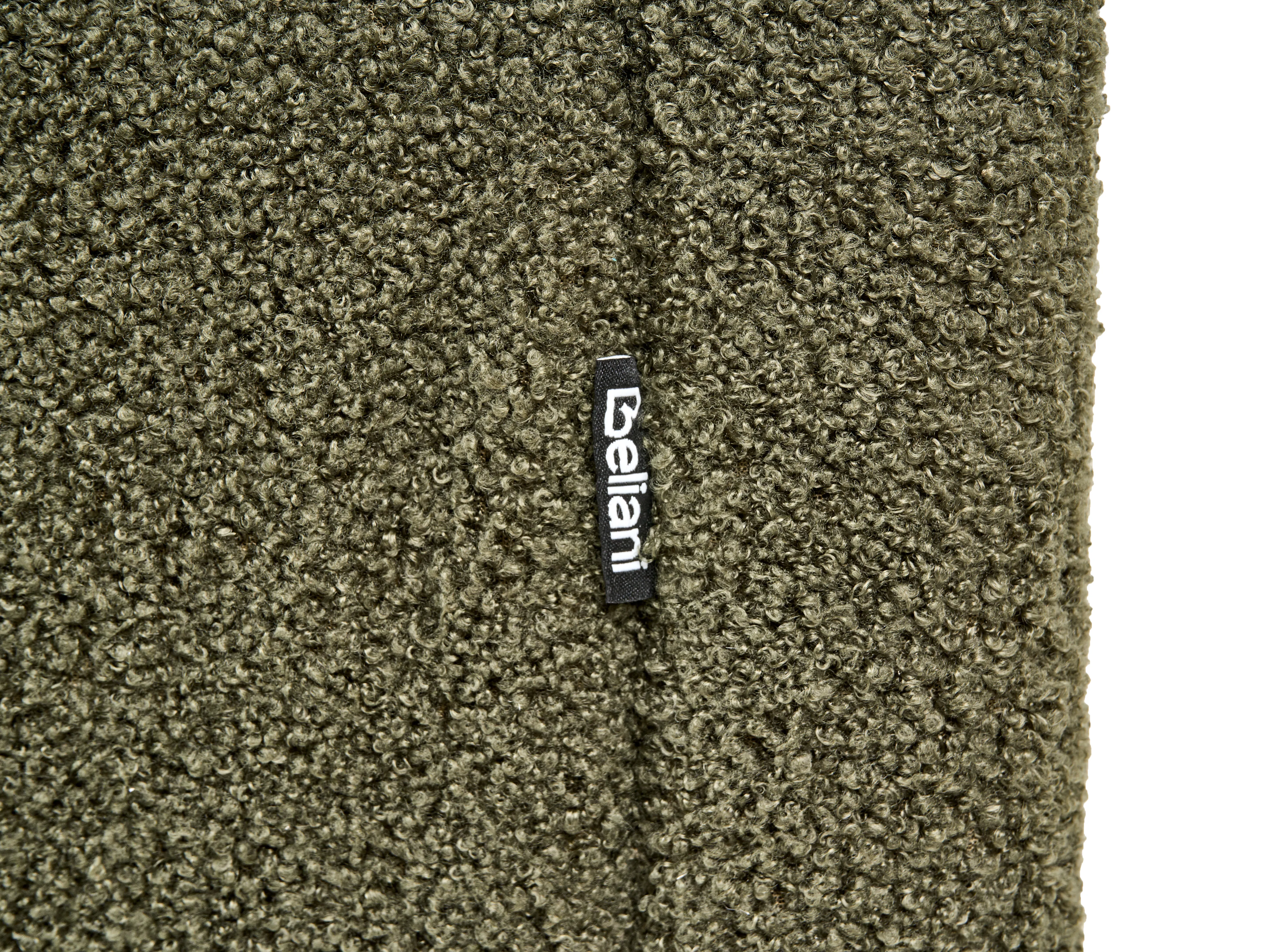 Bed zonder hoofdbord Bouclé ROANNE 180 x 200 cm Donkergroen