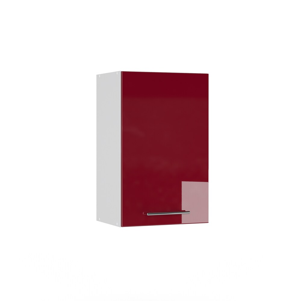 VICCO Hängeschrank 45 cm Bordeaux Hochglanz Küchenschrank Hängeschrank Küchenzeile Fame-Line