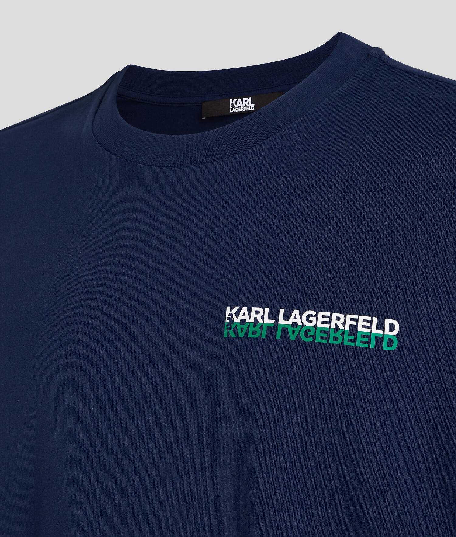 T-SHIRT AVEC GALON À LOGO KARL