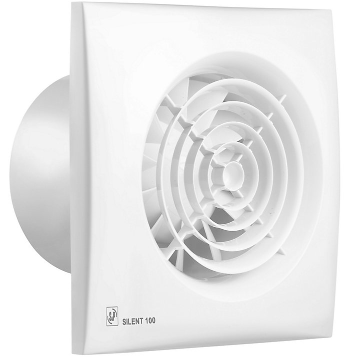Aérateur ultra silencieux S&P Silent 100 CHZ ø100 mm