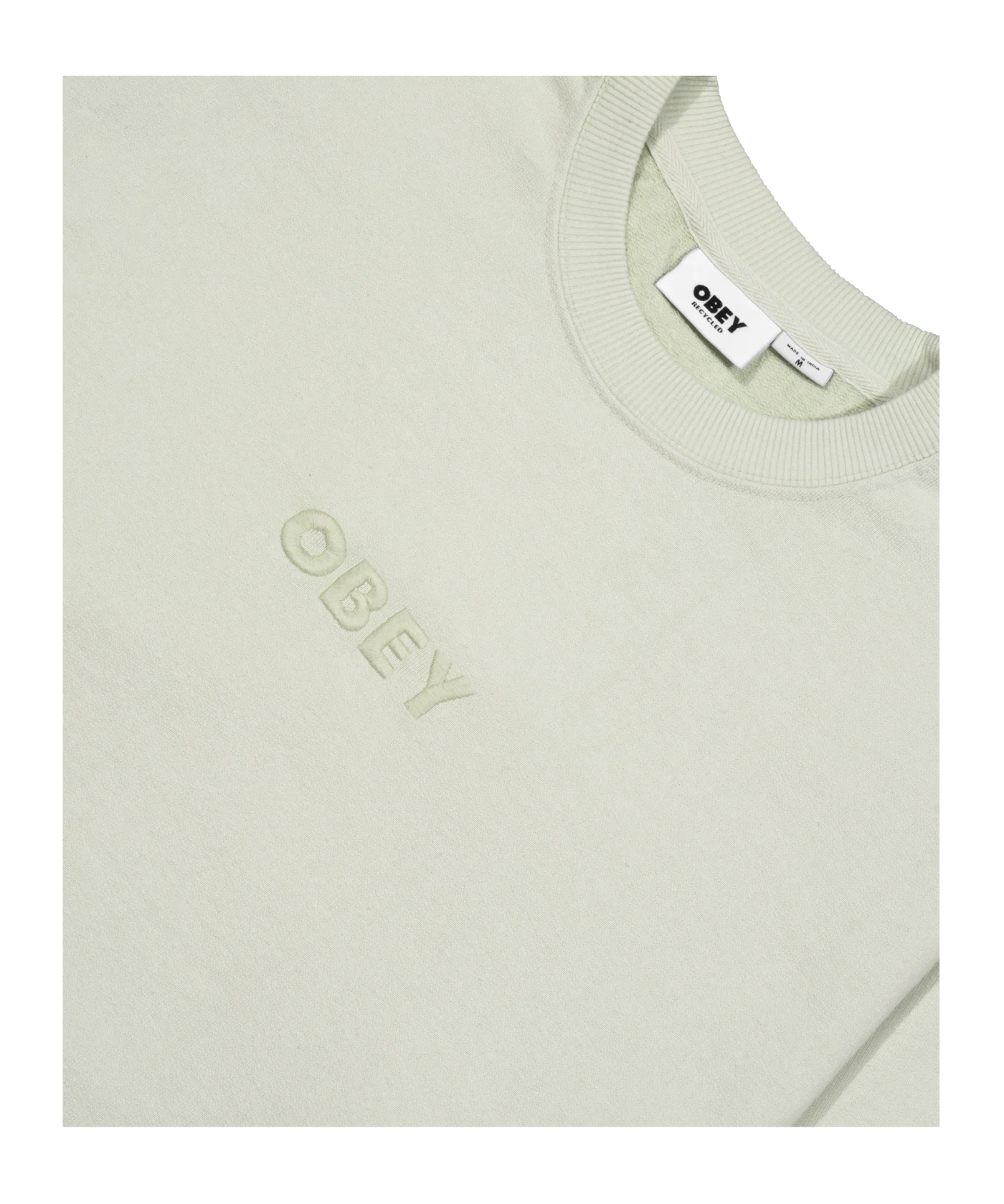 Obey Bold Recycled Crew Sweatshirt Grün