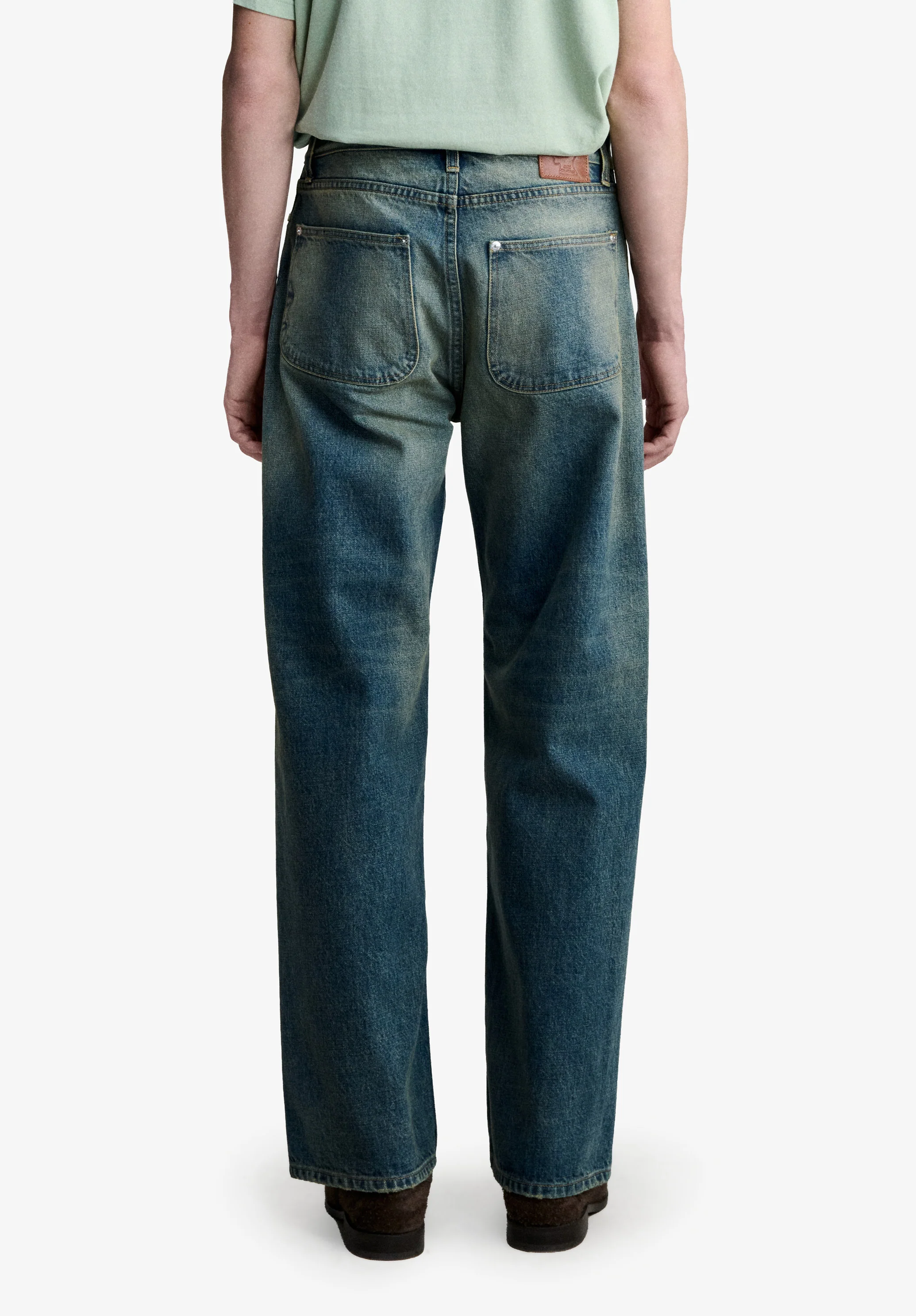 denim pant braindead - Indigo delave