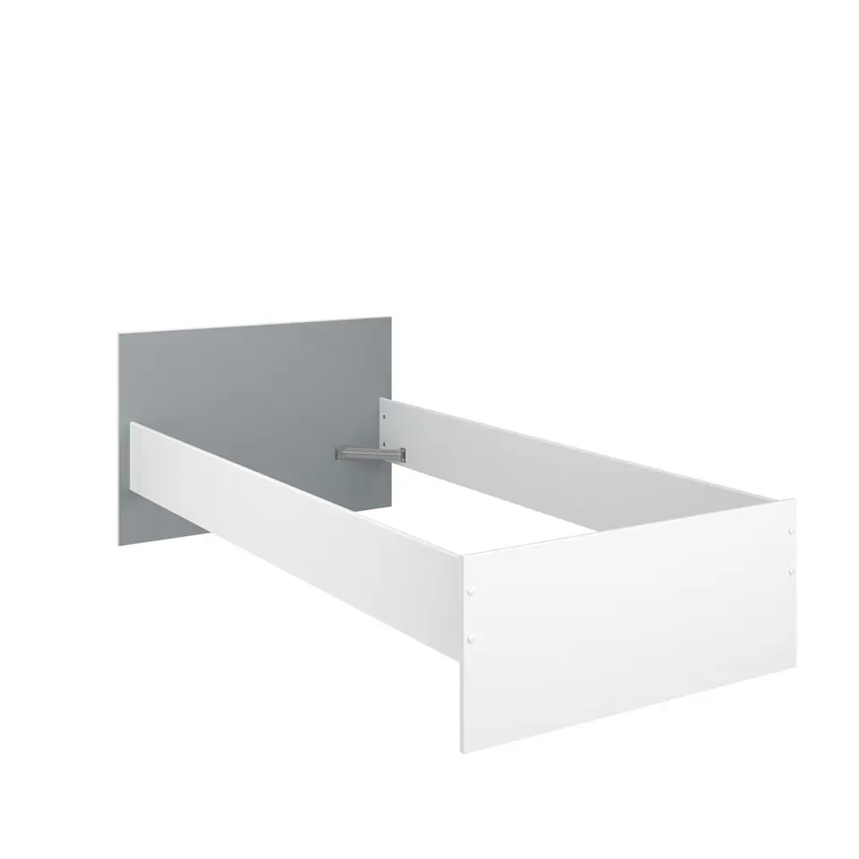 Bed Bobby - wit - 90x200 cm