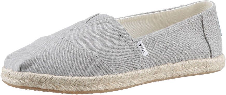 TOMS Women's Alpargata Rope Recycled Cotton Sneakers beige