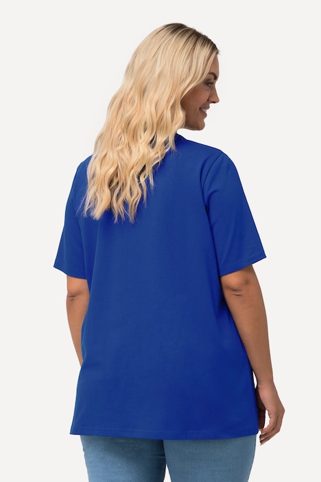 T-Shirt, A-Linie, Carree-Ausschnitt, Halbarm