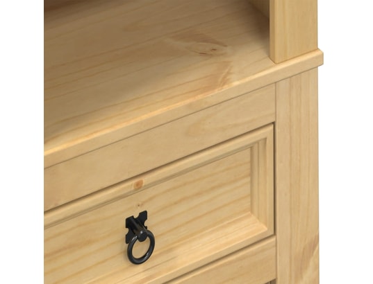 VIDAXL - Casier à vin corona 56x35x120 cm bois massif de pin