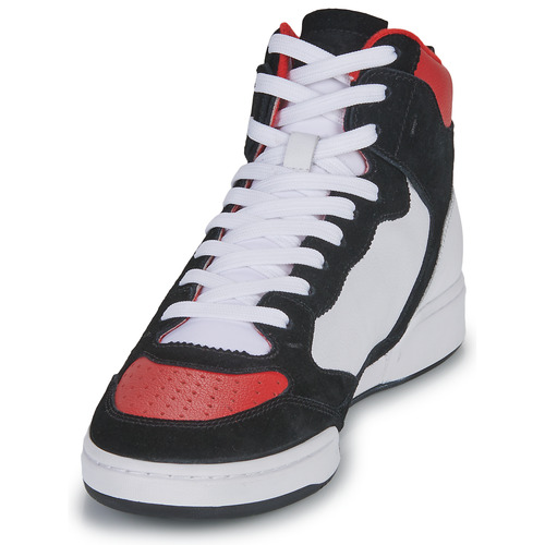 Polo Ralph Lauren - POLO COURT HIGH Blanco / Negro / Rojo