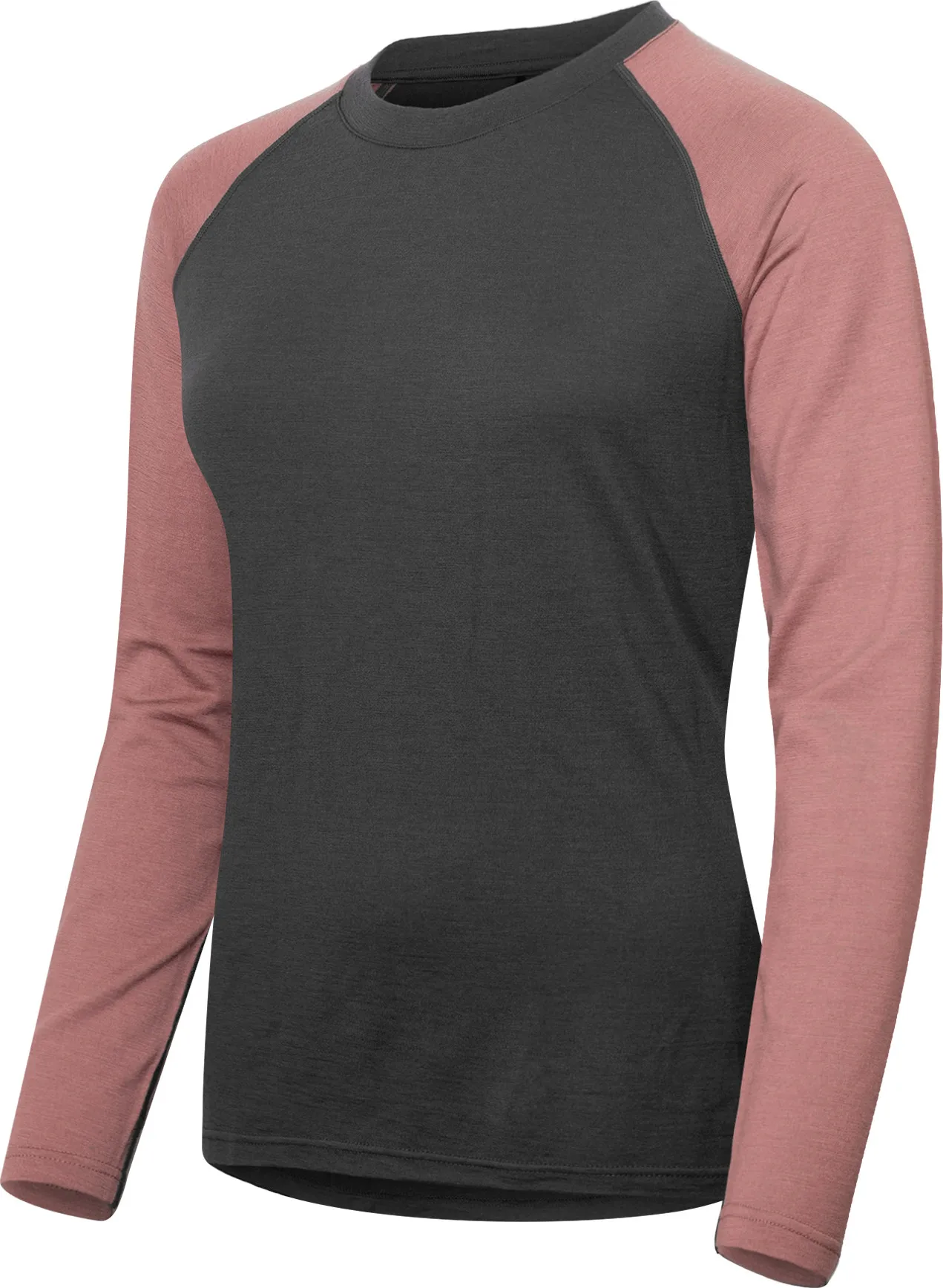 Hellner Wool Warm Base Layer Ls Wmn Phantom/Burlwood