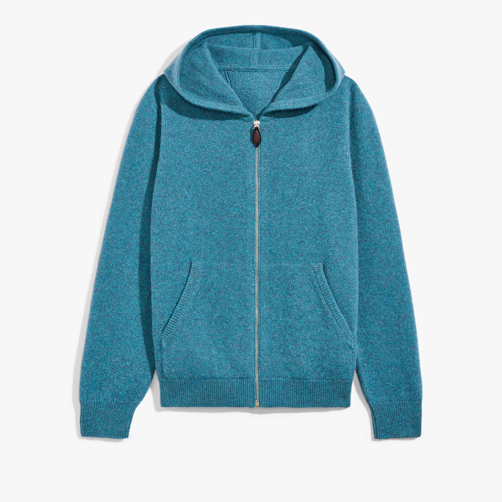 Sweat À Capuche Zippe En Cachemire Avec Detail Andy Bar