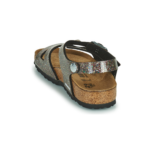 Birkenstock - RIO - Noir / Doré