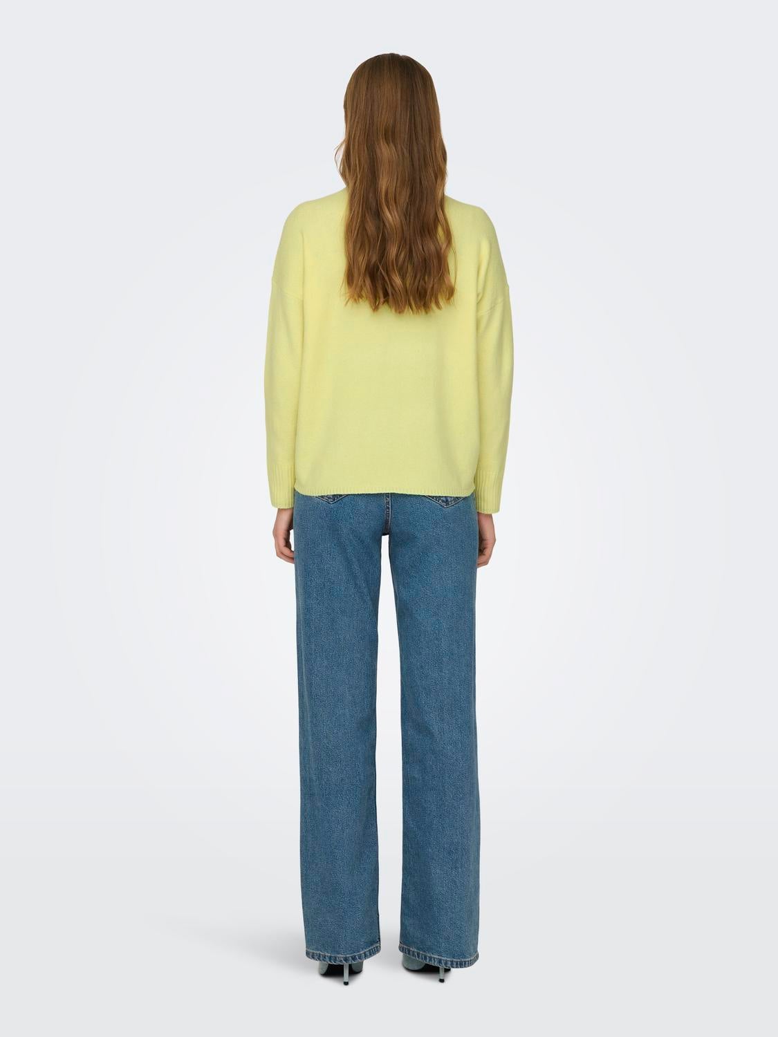 ONLRICA Strickpullover Yellow Pear