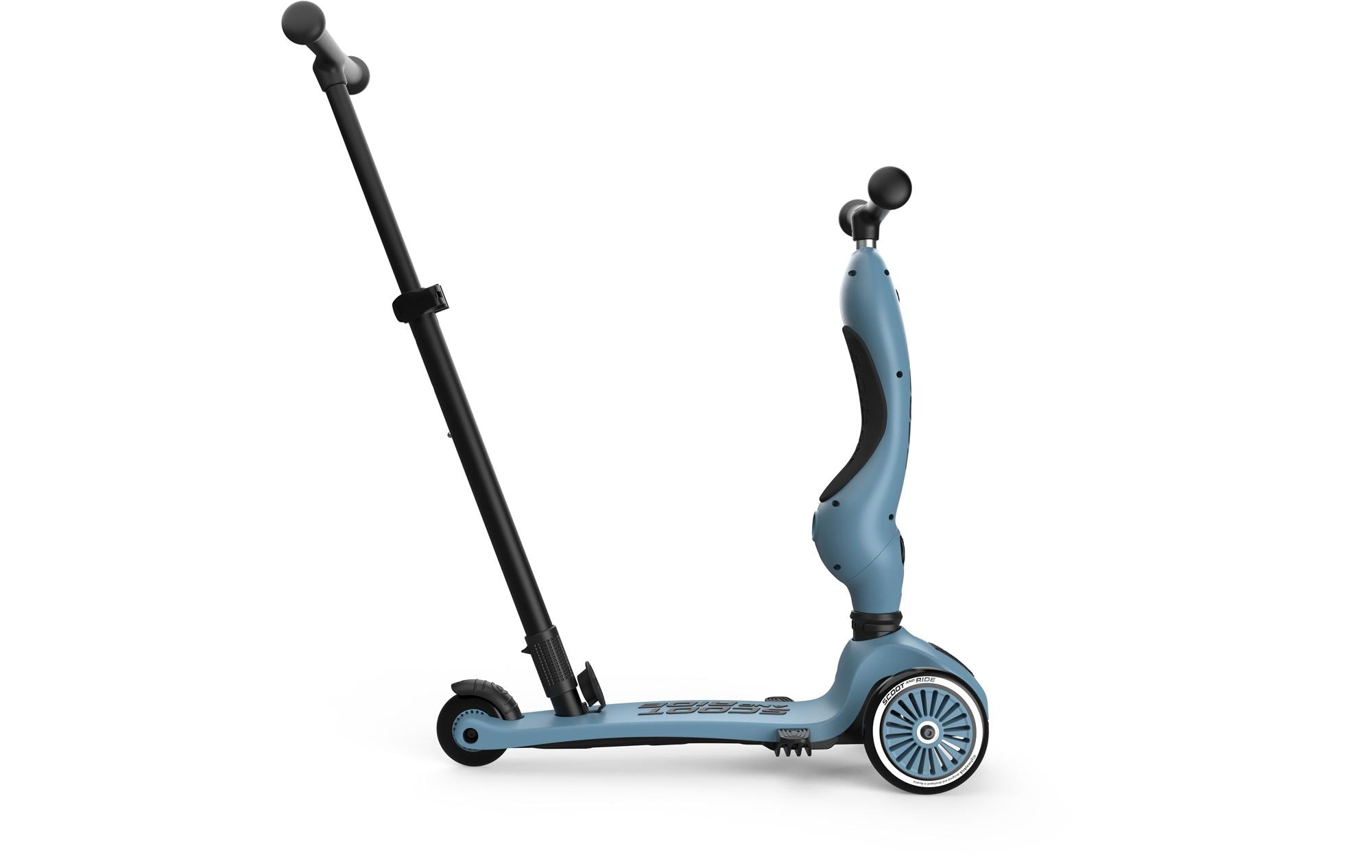 Kinder-Laufrad Push and Go Steel<br>Dreirad für Kinder