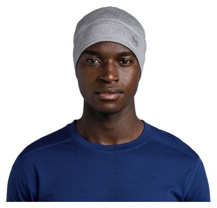 Bonnet Unisexe Buff Merino Lightweight Gris