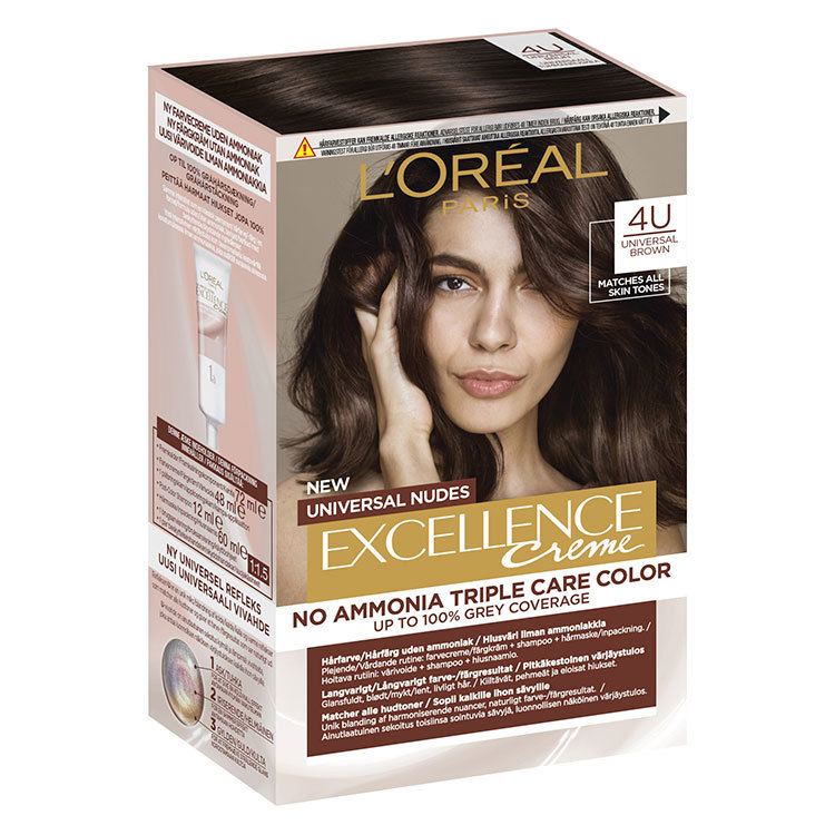 L'Oréal Paris Excellence Universal Nudes 4U Universal Brown 192ml