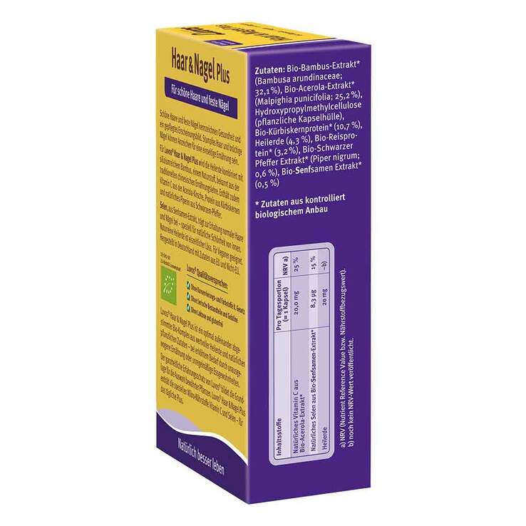 Luvos Heilerde Bio Haar & Nagel Plus Kapseln, 60 St
