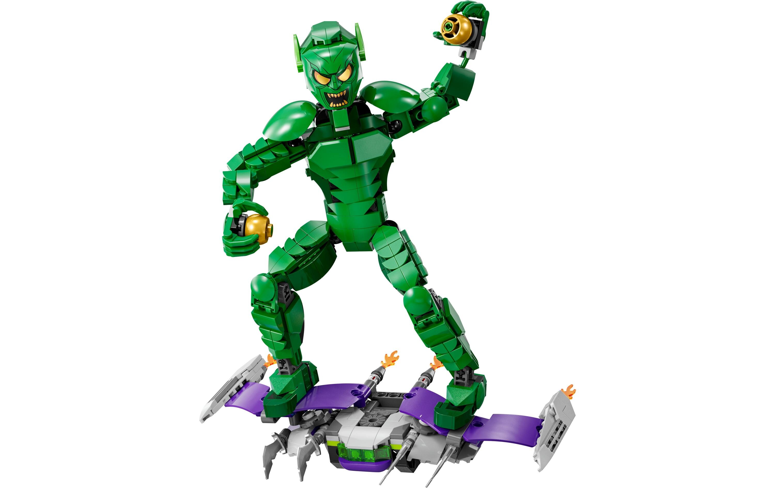 Marvel Green Goblin Baufigur 76284Bewegliches Superschurken-Bauspielzeug