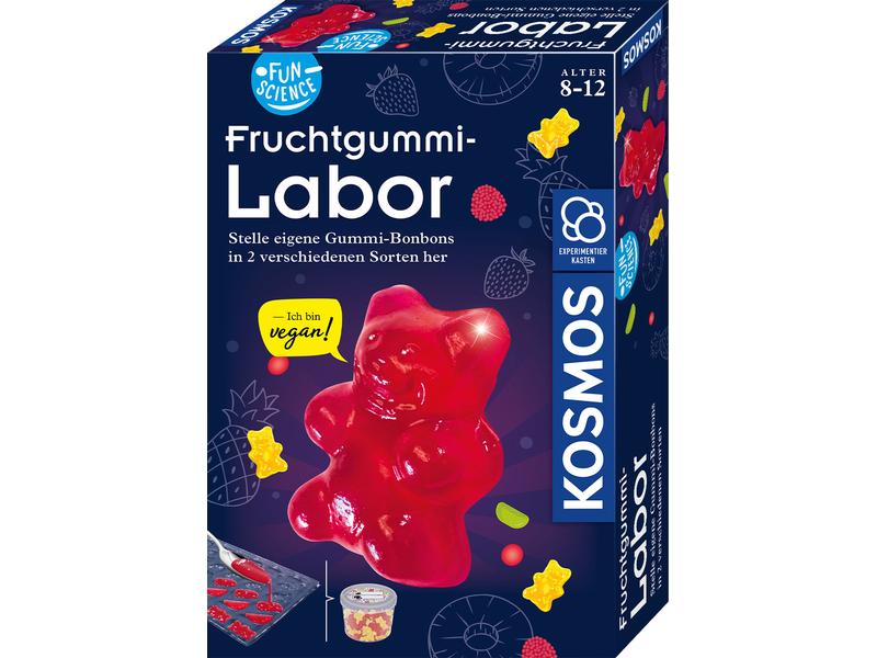 Kosmos Experimentierkasten Fun Science: Fruchtgummi-Labor Gummibärchen in zwei leckeren Sorten herstellen