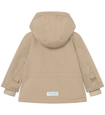 Mini A Ture Vinterjakke - Matwally Fleece - Savannah Tan