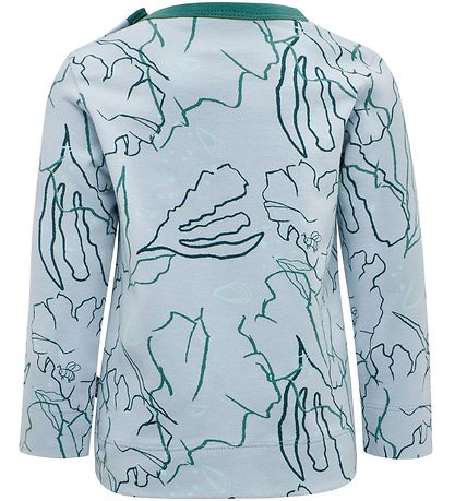 Hummel Bluse - hmlMagne - LyseBlå m. Print