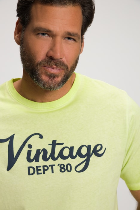 T-Shirt, Halbarm, Vintage Print