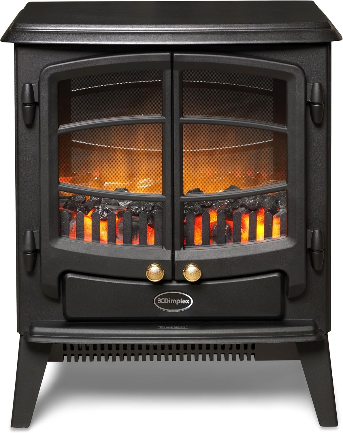 Dimplex Elektrokamin Optiflame Tango - Freistehender Elektrischer Kamin mit Kohlebett - LED-Flammeneffekt - Einstellbarer Heizung - Thermostat und Fernbedienung