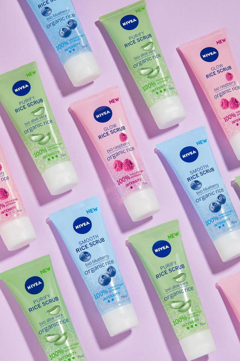 NIVEA egaliserende rijst gezichtsscrub - 75 ml