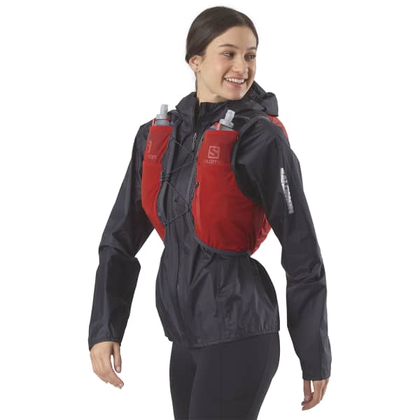 Sac trail SALOMON ACTIVE SKIN 8 SET FIERY RED/EBONY