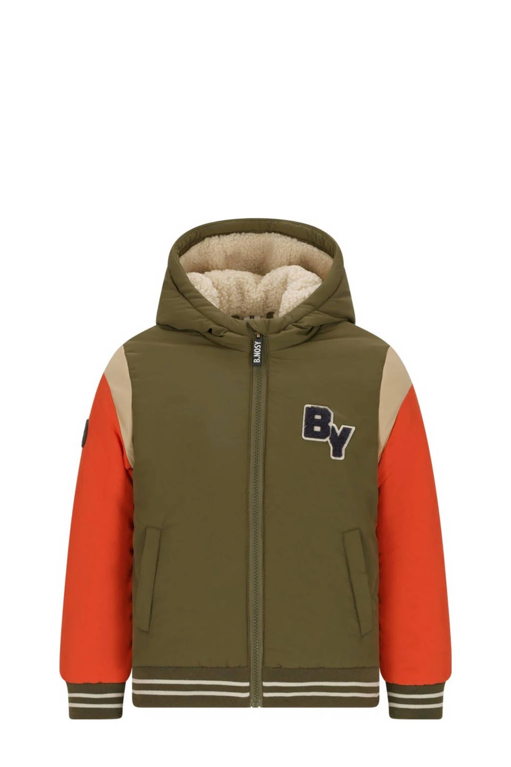 B.Nosy winterjas groen/oranje