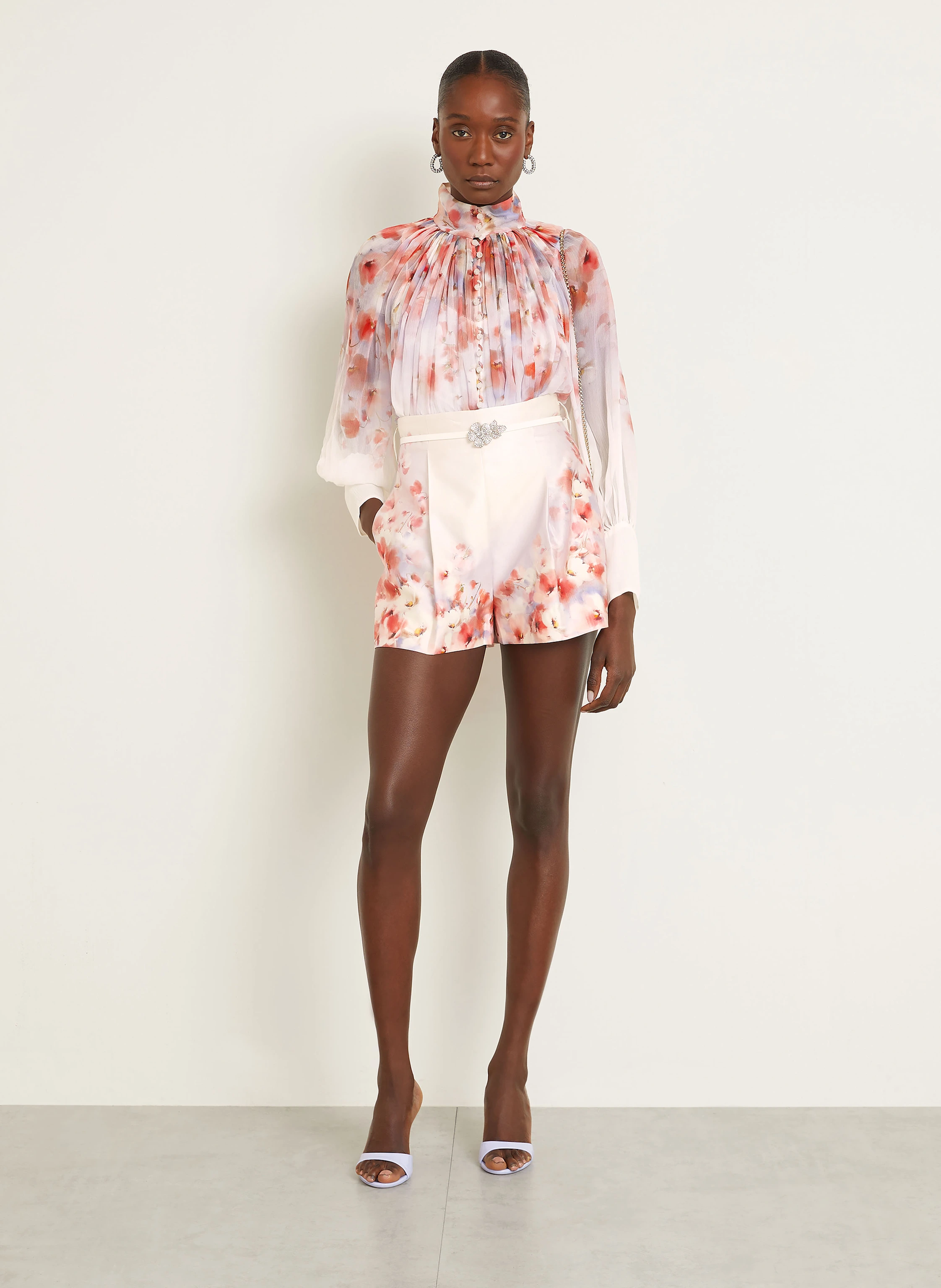 ZIMMERMANN Shorts mit Seide