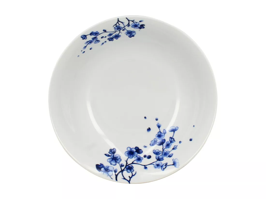 Novastyl - Lot 6 Assiettes Creuses Centauree 21cm En Porcelaine