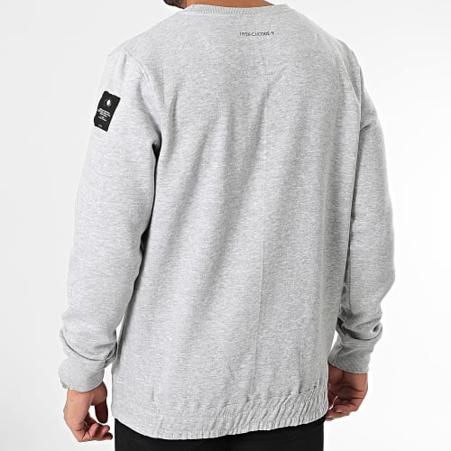 Sweat Crewneck Gris Chiné