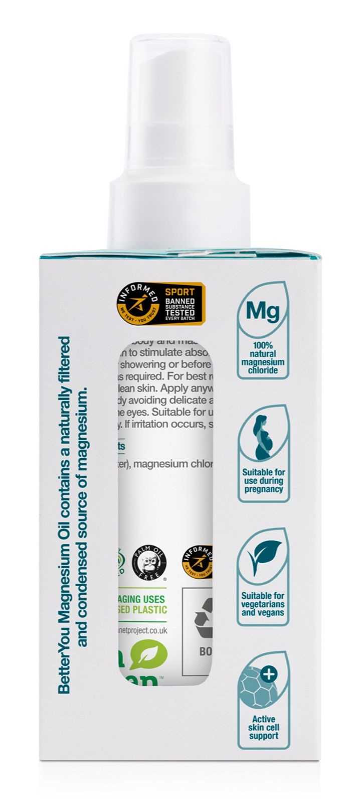 Spray de óleo de magnésio Better You 100ml