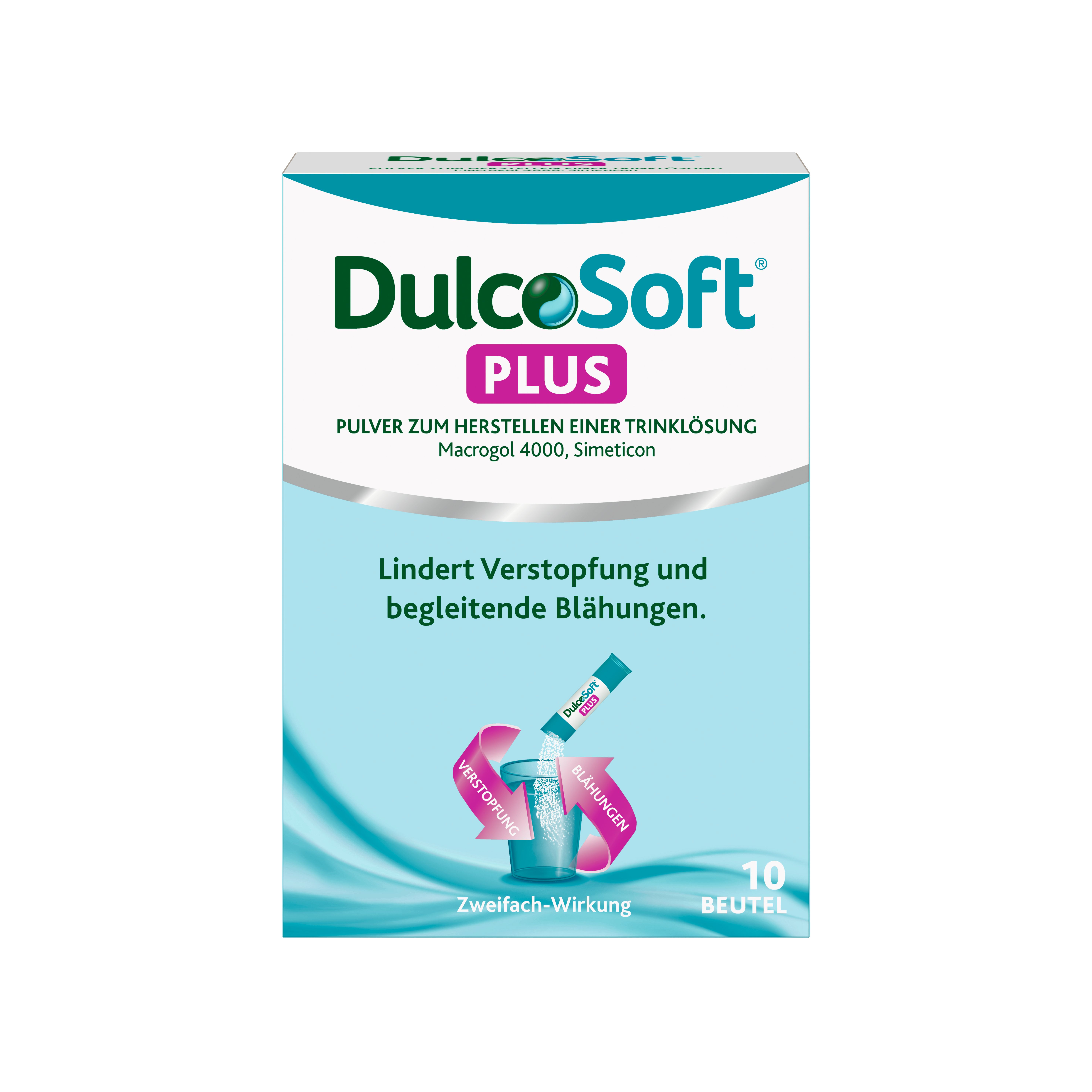 DulcoSoft Plus Abführmittel bei Verstopfung mit Blähungen