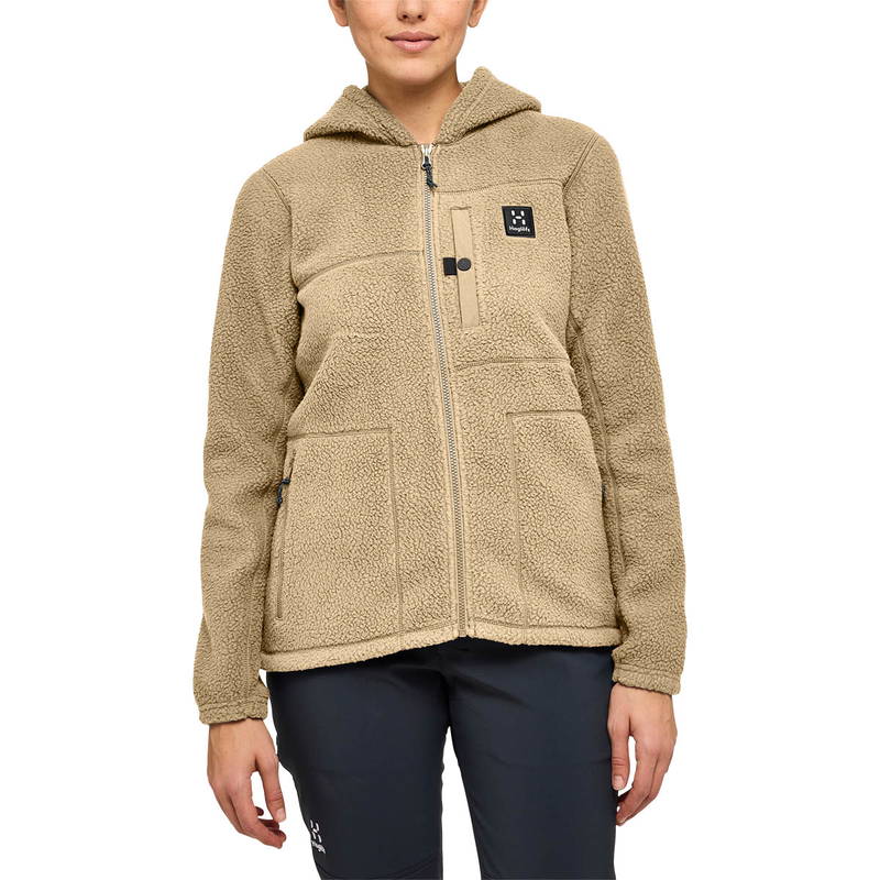 Haglöfs Malung Pile Hood Fleecetrøje Dame