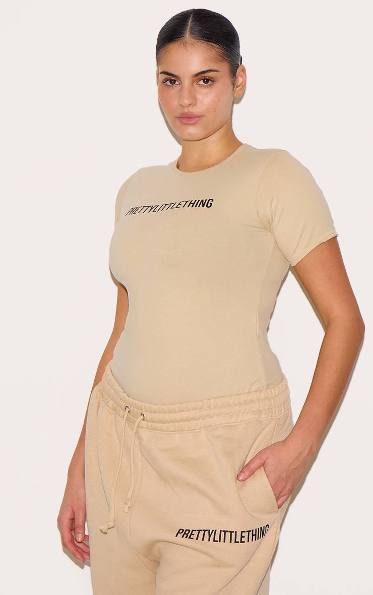 Avoine Prettylittlething Plus Body À Manches Courtes Raglan